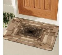 Illusion Rug, Rugs That Look Like a Hole, Dog Gets Scared of 3D Hole Carpet, 3D Carpet Bottomless Hole Optical Illusion Area Mat, Test & Play with Your Dog or Cat