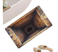 Illusion Rug | Soft and Very Fluffy Non-Slip Doormat - Design with Non-Slip Holes and 3D Visual Effect for the Entrance | for Indoor Outdoor Home Kitchen Garden Workplace Duch