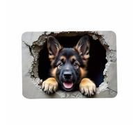 Illusion Rug | Soft Non-Slip Squirrel and Dog Decorative Rug - 3D Carpet Optical Illusion | For Birthday Home Holiday New Year Party Eve Entrance Area