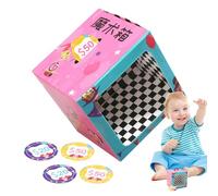 Illusion Toy - Coin Bank Puzzle, Game Kit, Mysterious Cube, Magic Fun Box | Trick Play Set for Kids, Brain Toy Surprise, Party Favor Magic Tool, STEM Sleight Box,
