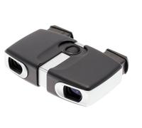 Illusion UF 7x17 Binoculars Black Body - Pocket Size 'Flat' Design - Good for Indoor Events