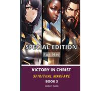 ILLUSTRATED BIBLE VERSES - SPIRITUAL WARFARE - MANGA ANIME - PART 3 - FOR WOMEN & TEEN GIRLS - His eyes were as a flame of fire. Revelation 19:12 - ... Ephesians 6:11 (Victory in Christ For Her)