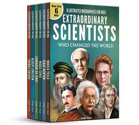 Illustrated Biography for Kids: Extraordinary Scientist who Changed the World [Box Set of 6 Books]