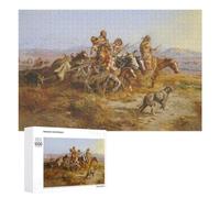 Illustrated Indian Women On Road Jigsaw Puzzle, 1000 PCS, for Adults, An Engaging Indoor Activity for Quiet Evenings, for Family Fun