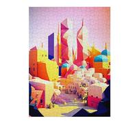 Illustrated Jigsaw Puzzle for Adults, Cairo, 500 PCS