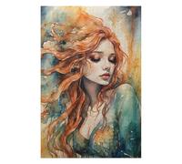Illustrated Jigsaw Puzzle for Adults, Ginger Siren, 1000 PCS