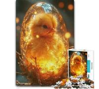 Illustrated Jigsaw Puzzle for Adults, Little Chick Egg Rebirth, 300 PCS