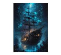 Illustrated Jigsaw Puzzle for Adults, Moonlight Marauder, 300 PCS
