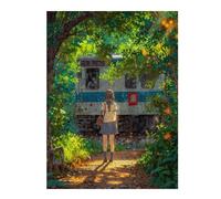 Illustrated Jigsaw Puzzle for Adults, Staying Back, 500 PCS
