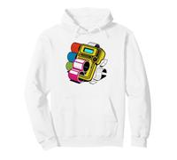 Illustrated Label Sticker Everything Home Organizer Art Pullover Hoodie