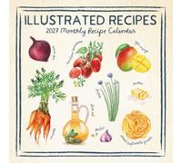 Illustrated Recipes 2027 Wall Calendar | 12" X 24" Open | Marble City Press | Plastic Free | Printed on Thick Art Paper