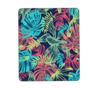 illustration digital art leaf print Mouse Pad with Stitched Edges, Premium-Textured Mouse Mat Pad, Non-Slip Rubber Base Mousepad for Gaming Laptop Computer