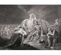 Illustration for William ShakespeareÔøΩs play Henry VI Part 3 Act II Scene V. From an 18th century engraving by John Ogborne after a work by Josiah Boydell. Poster Print by Ken Welsh (18 x 13)