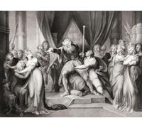 Illustration for William ShakespeareÔøΩs play King Lear Act I Scene I. After an 18th century engraving by Richard Earlom from a work by Henry Fuseli. Poster Print by Ken Welsh (18 x 13)