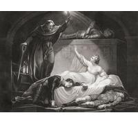 Illustration for William ShakespeareÔøΩs play Romeo and Juliet Act V Scene III. From an 18th century engraving by John Simon after a work by James Northcote. Poster Print by Ken Welsh (18 x 13)