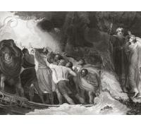 Illustration for William ShakespeareÔøΩs play The Tempest Act I Scene I. From an 18th century engraving by Benjamin Smith after a work by George Romney. Poster Print by Ken Welsh (18 x 13)