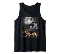 Illustration German Shepherd Dog Owner Lover Tank Top