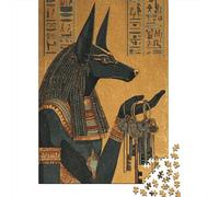 Illustration in Ancient Egyptian Hieroglyphic Style Puzzle 70x50cm/1000pcs Puzzles, Die Für Erwachsene Und Personen Ab 14 Jahren Geeignet Sind