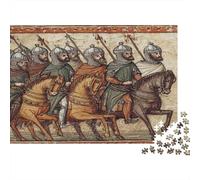 Illustration of The Arab Army from A Medieval Manuscript Rätsel Für Erwachsene || 1000pcs (75x50cm) Puzzles Lernspiele Home Decor Puzzles