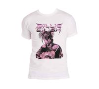 Illustration T Shirt Billie Eilish White XL