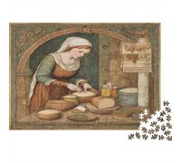 Illustrations from A Medieval Cookbook Puzzle 1000pcs (75x50cm) Erwachsene Puzzle,Home Decor