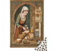 Illustrations from A Medieval Cookbook1000 Piece Impossible for Adults Games Gifts Kids Challenge Jigsaw