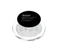Illustrator Dictionary Funny Digital Art PopSockets PopGrip for MagSafe
