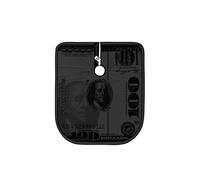 Illuzien $100 Bill (BLACKOUT) PRO Barber Cape, Hair Cut Cape, Water-Resistant Barber Accessories, Professional Cape, Black, Regular