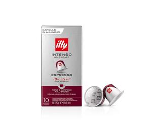 illy 100 Capsules Compatible Nespresso 10 Pack of 10 Coffees Intense Taste
