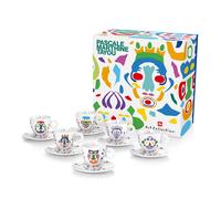 Illy Art Collection: PASCALE M. TAYOU 2022 cappuccino cups with saucers 6 x 160 ml