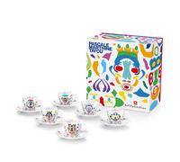 Illy Art Collection: PASCALE M. TAYOU 2022 espresso cups with saucers 6 x 60 ml
