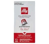 Illy -Cafe Espresso Classico Compatible Nespresso, 10 Capsules - 1 Unit