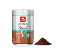 illy Ground Coffee, Brazil Cerrado Minero, Sustainable Arabica, 100% Arabica, Ideal for Moka Pots & Filter, 125g Tin