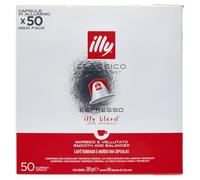 illy Classico Coffee Capsules | 50 Aluminium Coffee Pods Compatible with Nespresso Original Machines | 100% Arabica Medium Roast Intensity 5/9 | Made in Italy