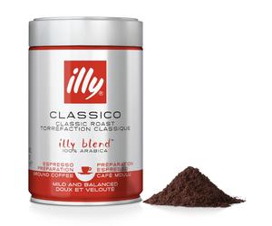 illy Classico Ground Coffee, Medium Roast, 100% Arabica, Suitable for