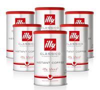 illy Classico Instant Coffee, Medium Roast, 100% Arabica, Smooth Taste, Ideal for Americano, 95g x 6