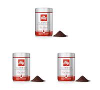 illy Classico Medium Roast Arabica Ground Coffee 250g x3