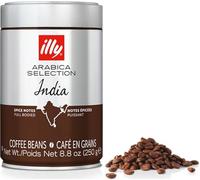 illy Coffee, Arabica Selection Whole Bean India, Single Origin, 100% Arabica Coffee, All-Natural, No Preservatives, 250g (Pack of 1)