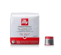 illy Coffee, Classico Espresso Coffee Capsules, Medium Roast, 100 Percent Arabica Coffee Beans, Bulk Pack of 6 x 18 Capsules