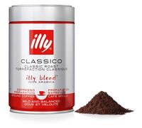 illy Coffee, Classico Ground Coffee, Medium Roast, Made From 100% Arabica Coffee Beans, 250g