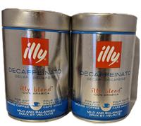 Illy Coffee - Decaf Ground Medium Roast ( DENTED TINS) 2 X 250G