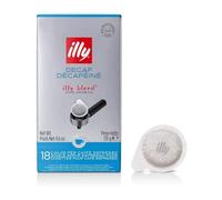 illy Coffee - ESE Coffee Pods - Decaf Coffee - Medium Roast - 100% Arabica Coffee - Compatible with ESE Coffee Machines - Individually Wrapped Decaffeinated Coffee Pods - 18 ESE Pods