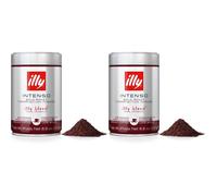 illy Coffee, Intenso Ground Coffee, Dark Roast,