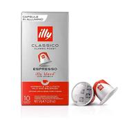 illy Coffee Nespresso Compatible Capsules, Classico, Aluminium Coffee Capsules, Bulk Pack of 100