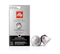 illy Coffee Nespresso Compatible Capsules, Forte, Aluminium Coffee Capsules, Bulk Pack of 100