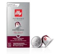 illy Coffee Nespresso Compatible Capsules, Intenso, Aluminium Coffee Capsules, Pack of 10