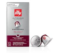 illy Coffee Nespresso Compatible Capsules, Intenso, Aluminium Coffee Capsules, Pack of 10