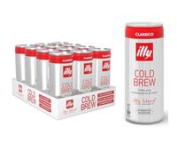 illy Cold Brew Classico Black Iced Coffee - Medium Roast - 100% Arabica - No Added Sugar & No Preservatives - Ready to Drink - 12 x 250ml Tins
