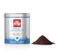 illy - Decaf Ground Coffee - Medium Roast - Made from 100% Arabica Decaffeinated Coffee - Perfect Grind for Espresso Makers - 125g Tin