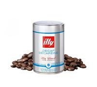 Illy Decaffeinated Coffee Beans 100% Arabica Italian Roast 250g / 8.80oz Tin